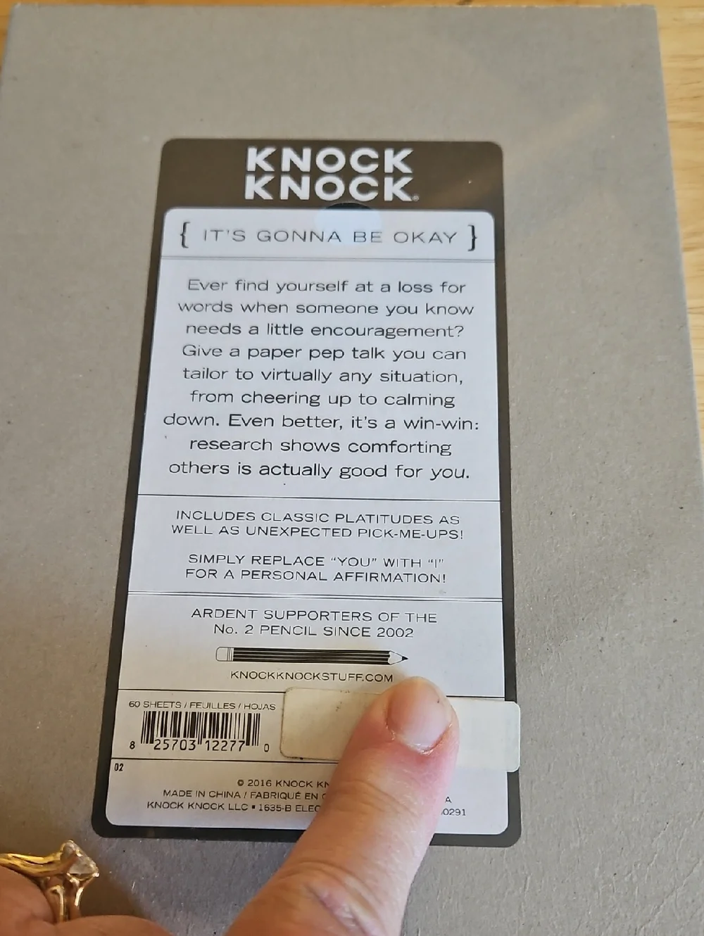 It's Gonna Be Okay Notepad Paper  - NEW